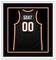 CustomPictureFrames.com Solid Wood Jersey Shadow Box Frame - Bright White - Sizes 26x28 - Wall Display With Double Mat Made in the USA